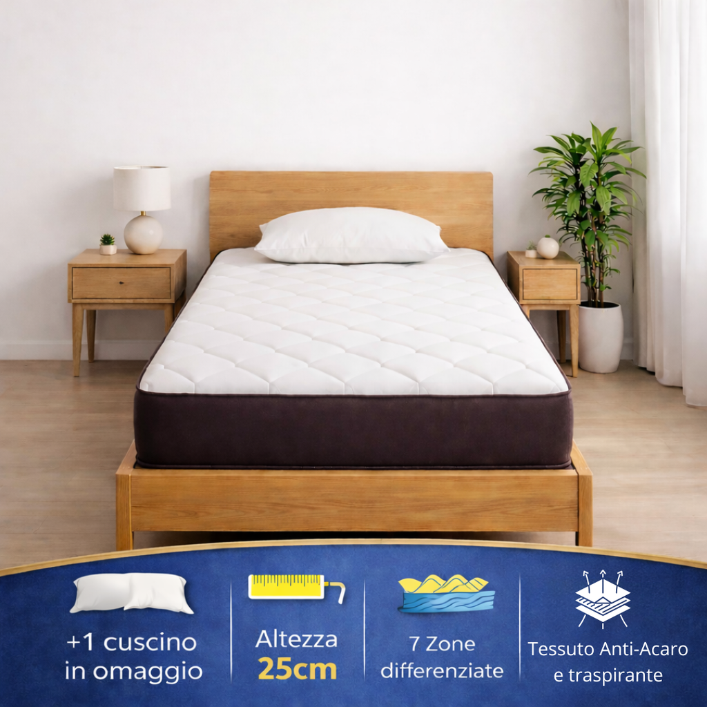 Materasso Ortopedico Aloe Vera Multizona